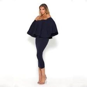 Camila Dress Portia & Scarlett Navy size Large